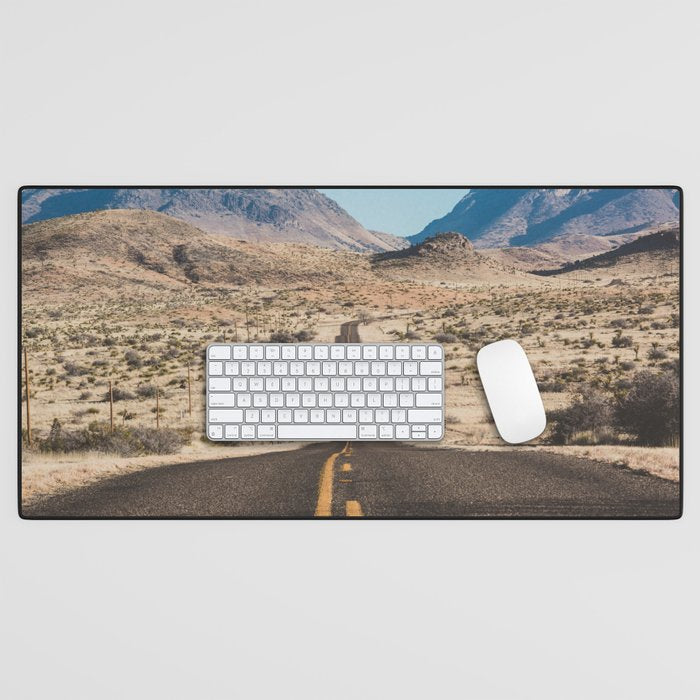 High Desert Highway Desk Mat Gallery Image 1