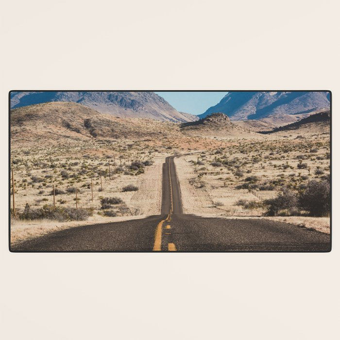 High Desert Highway Desk Mat Gallery Image 3