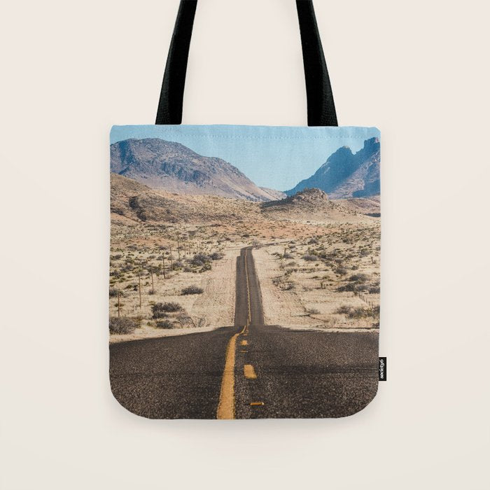 High Desert Highway Tote Bag Gallery Image 1