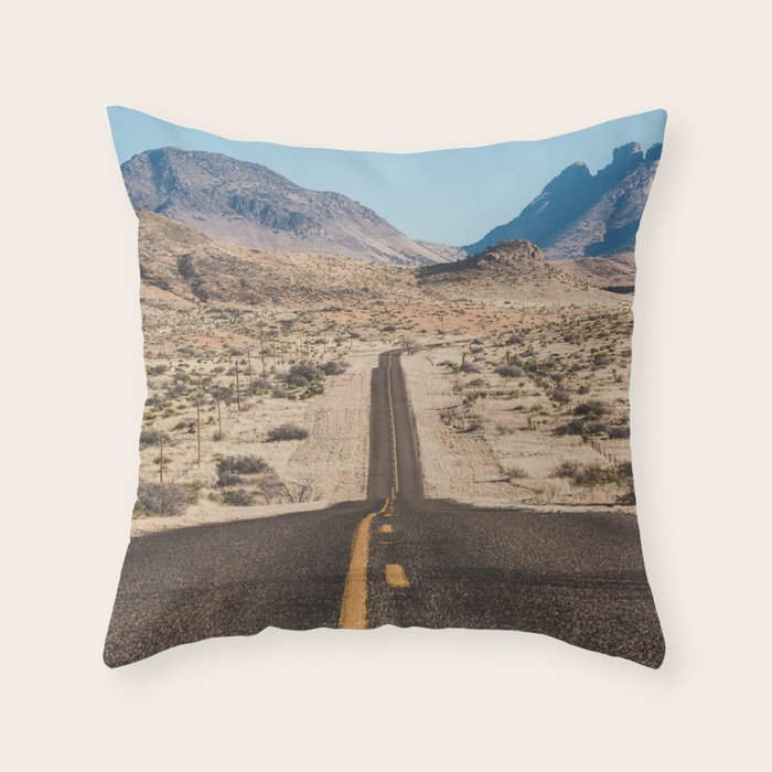 High Desert Highway Throw Pillow Gallery Image 6