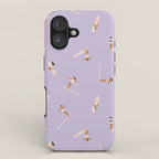 Surf girls in violet iPhone Case Gallery Image 1
