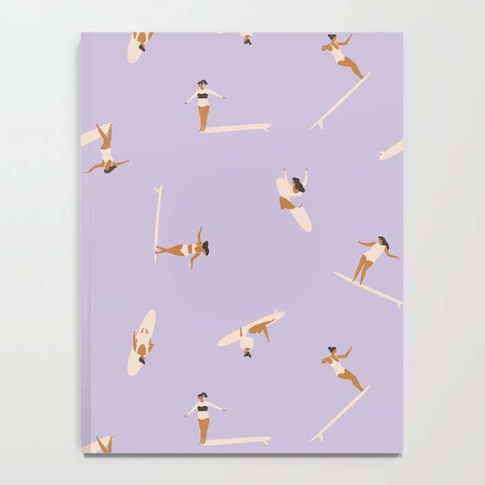 Surf girls in violet Notebook Gallery Image 4