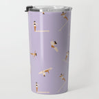 Surf girls in violet Travel Mug Gallery Image 3
