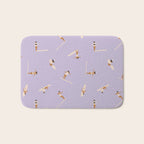Surf girls in violet Bath Mat Gallery Image 1