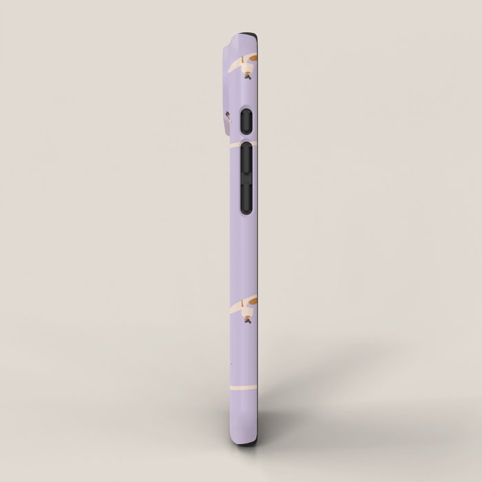 Surf girls in violet iPhone Case Gallery Image 2