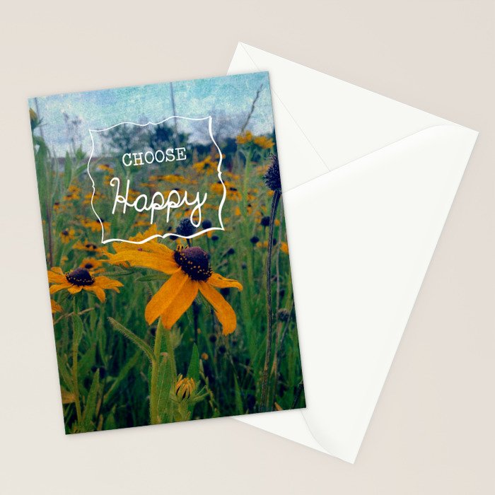 Choose Happy Stationery Card Gallery Image 2