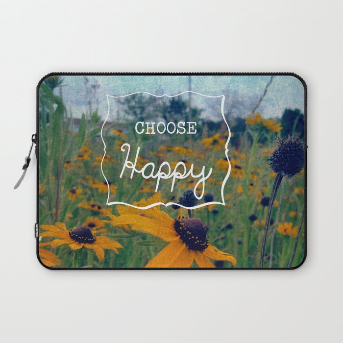 Choose Happy Laptop Sleeve Gallery Image 1