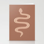 Minimal Snake - Neutral Rose Stationery Card Gallery Image 2