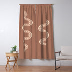 Minimal Snake - Neutral Rose Window Curtain Gallery Image 5