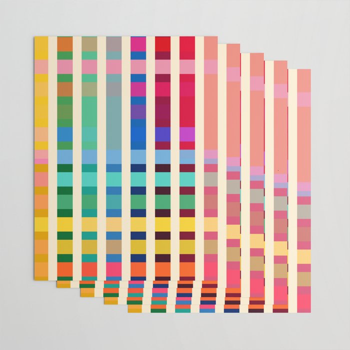 Futuristic Cyber Rainbow Crossing Wrapping Paper Gallery Image 3
