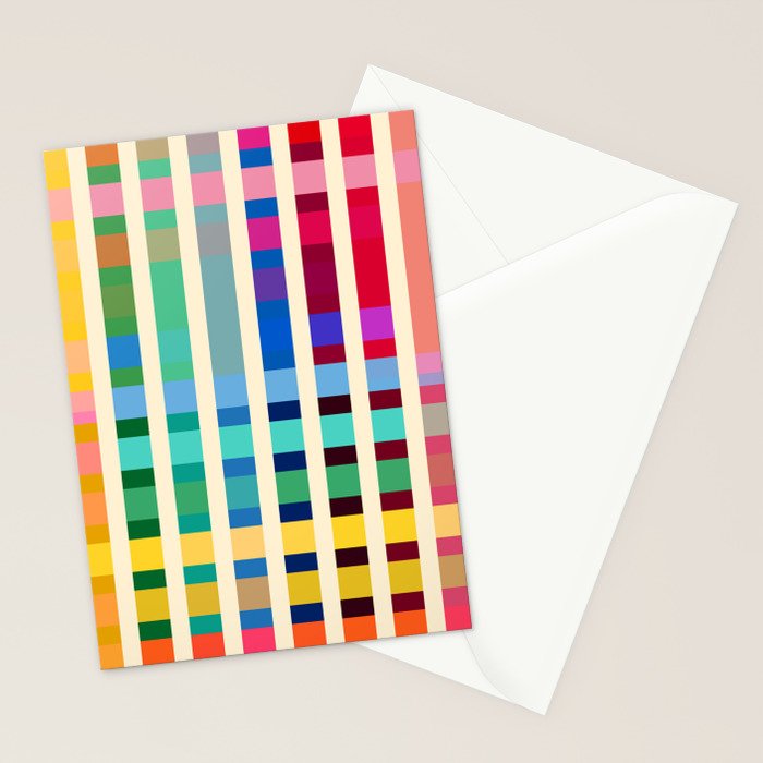 Futuristic Cyber Rainbow Crossing Stationery Card Gallery Image 2