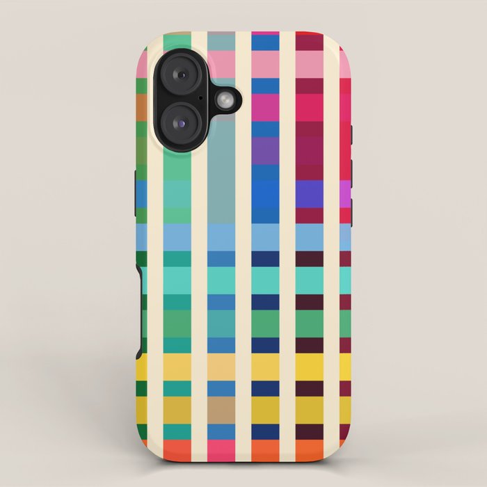 Futuristic Cyber Rainbow Crossing iPhone Case Gallery Image 1