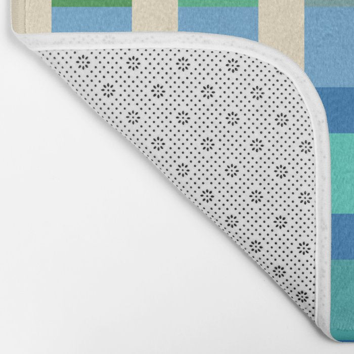 Futuristic Cyber Rainbow Crossing Bath Mat Gallery Image 2