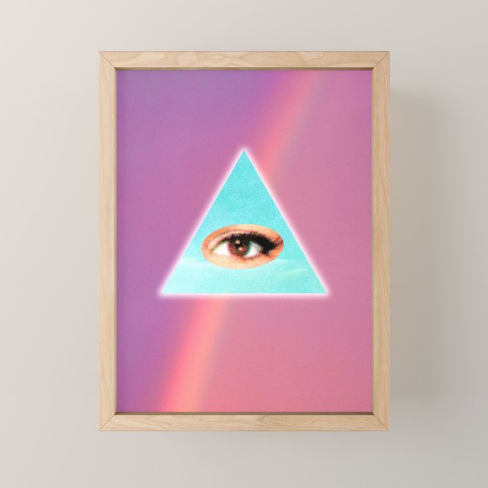Eye see you Mini Art Print Gallery Image 1