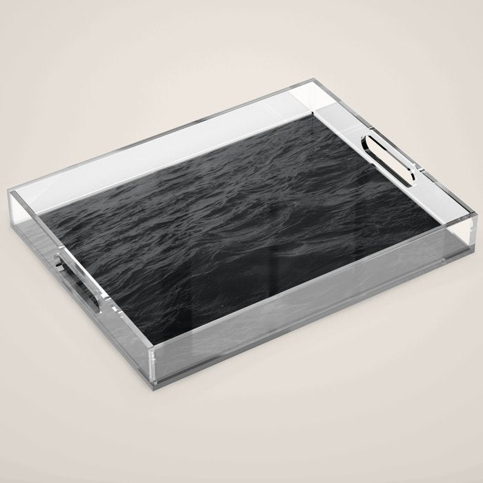 BLACK OCEAN Acrylic Tray Gallery Image 1