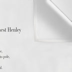 Invictus by William Ernest Henley Wall Tapestry Gallery Image 3