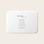 Invictus by William Ernest Henley Bath Mat Gallery Image 1