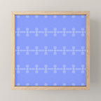 Soft Lavender Petal Pattern Mini Art Print Gallery Image 1