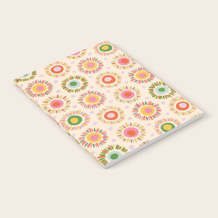 Sunny pattern Notebook Gallery Image 1