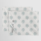Small Distressed Block Print - Seaglass Placemat Gallery Image 1