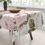 Vintage & Shabby Chic - Sepia Pink Roses  Tablecloth Gallery Image 3