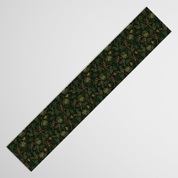Christmas Spruce Dark Green Table Runner Gallery Image 3