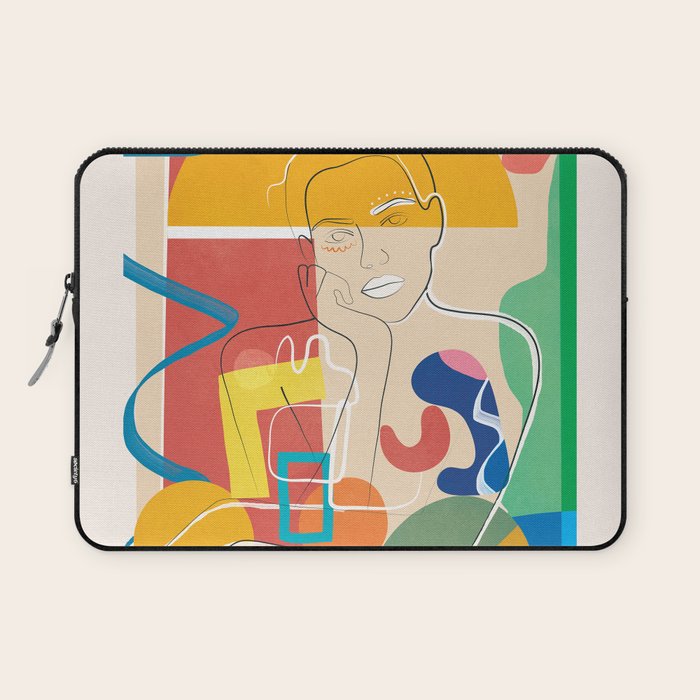 Abstract Woman 10 Laptop Sleeve Gallery Image 1