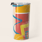 Abstract Woman 10 Travel Mug Gallery Image 3