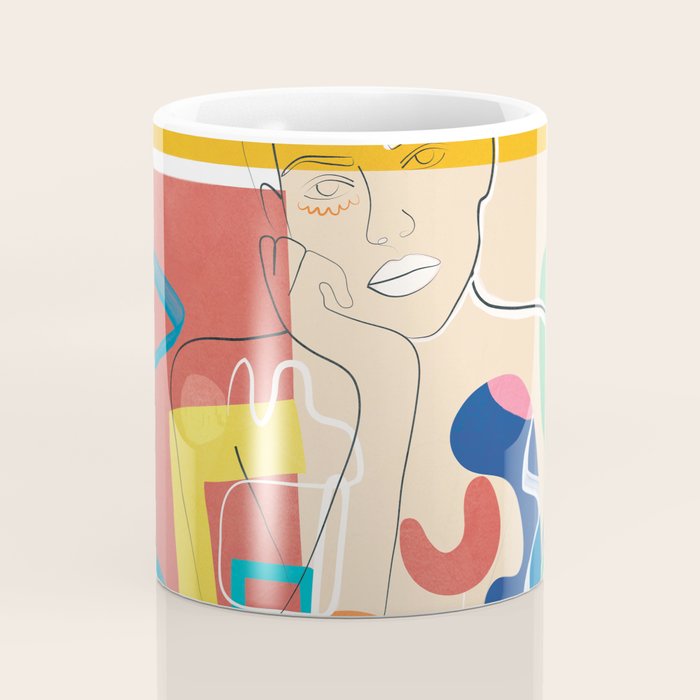 Abstract Woman 10 Coffee Mug Gallery Image 4
