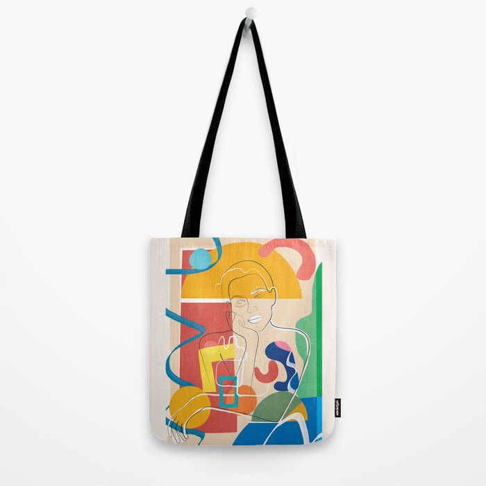 Abstract Woman 10 Tote Bag Gallery Image 2