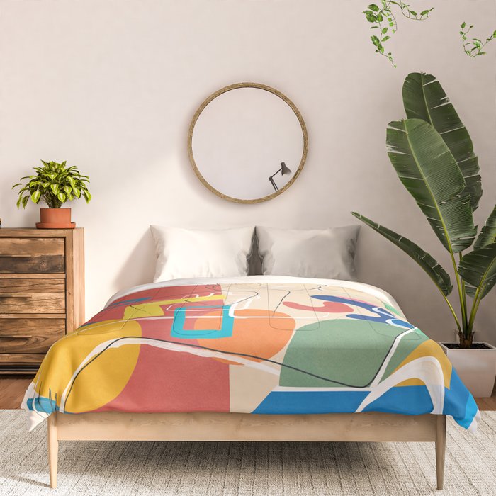 Abstract Woman 10 Comforter Gallery Image 3