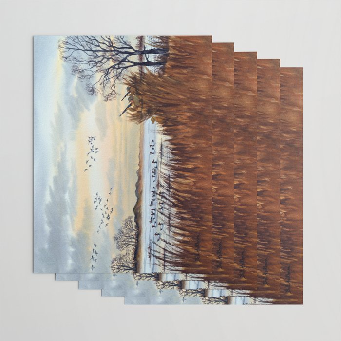 Duck Hunting Season Begins For The Canvasback Wrapping Paper Gallery Image 3