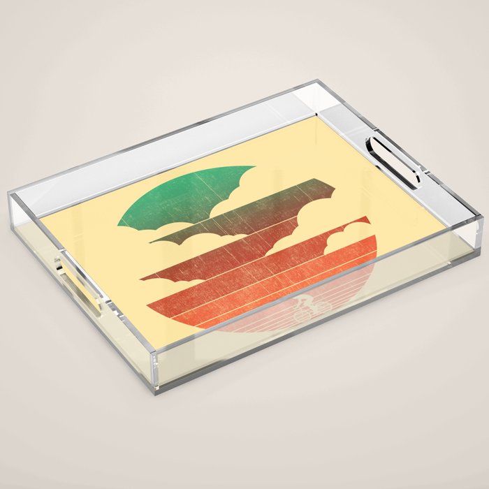 Go West (cycling edition) Acrylic Tray Gallery Image 1