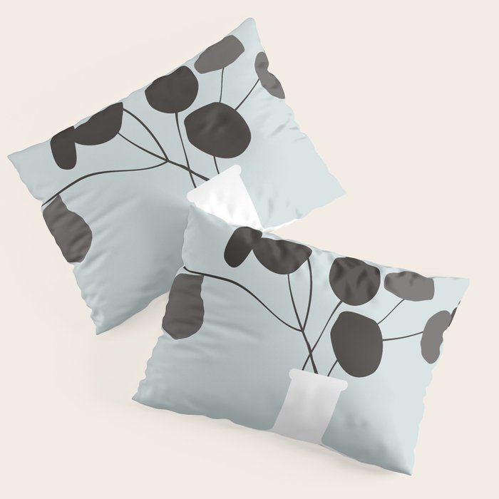 White Vase  Pillow Sham Gallery Image 3