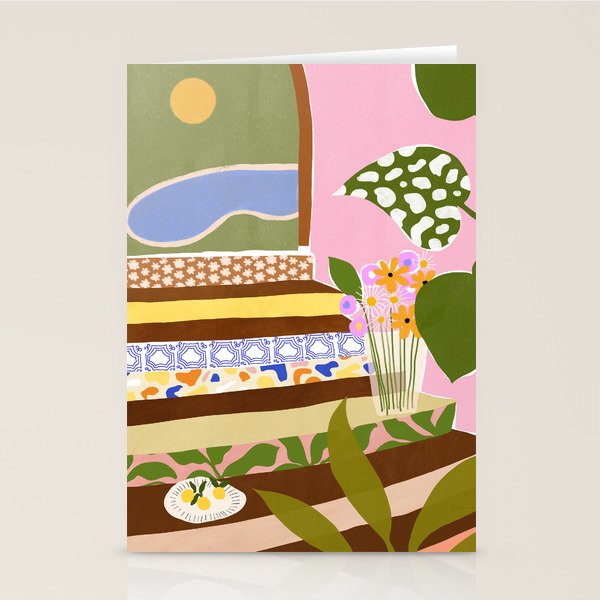 Swimming Pool Stationery Card Gallery Image 2