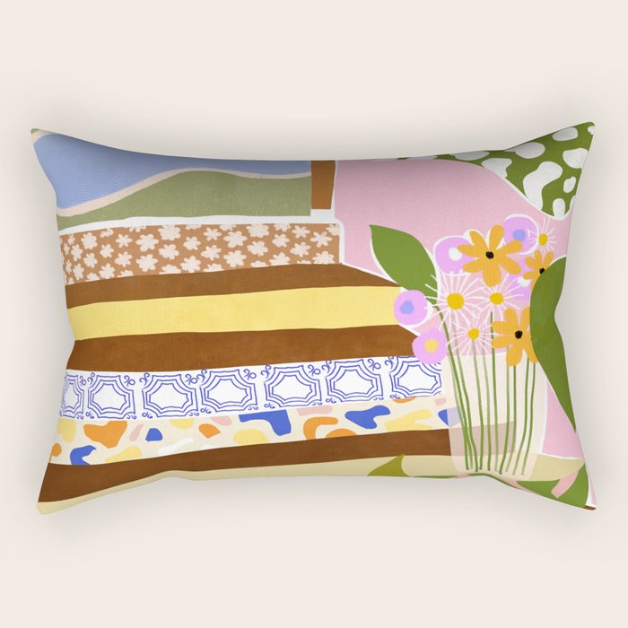 Swimming Pool Rectangular Pillow Gallery Image 2
