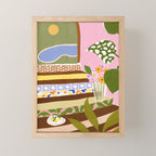 Swimming Pool Mini Art Print Gallery Image 1