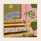 Swimming Pool Wood Wall Art Gallery Image 1
