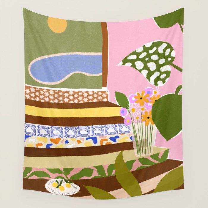Swimming Pool Wall Tapestry Gallery Image 4