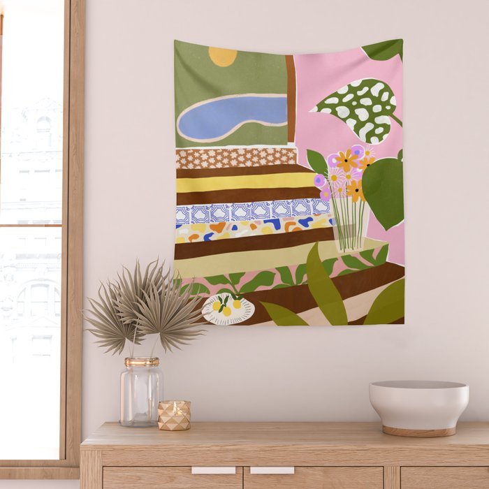 Swimming Pool Wall Tapestry Gallery Image 2