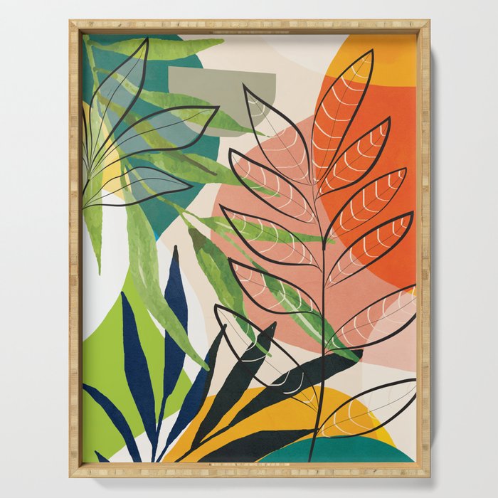 Peaceful Garden Feelings 10 Serving Tray Gallery Image 1