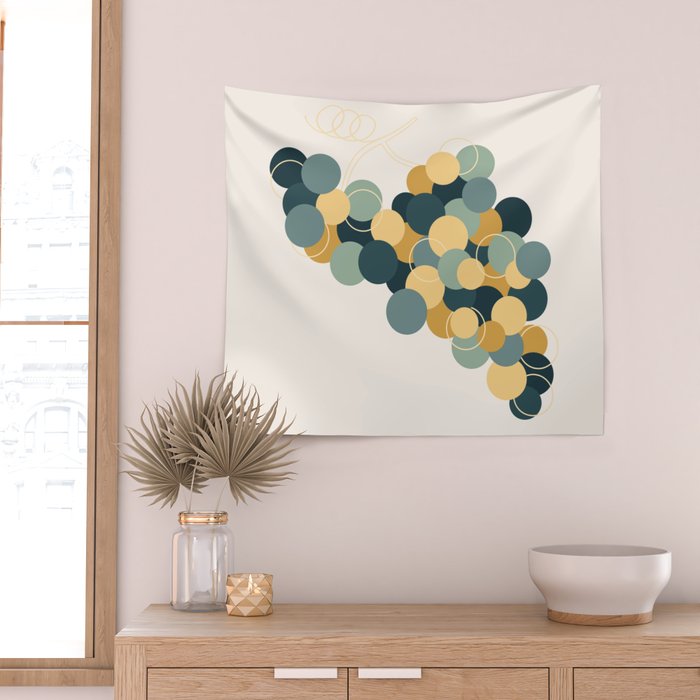 Grapes VIII Wall Tapestry Gallery Image 2