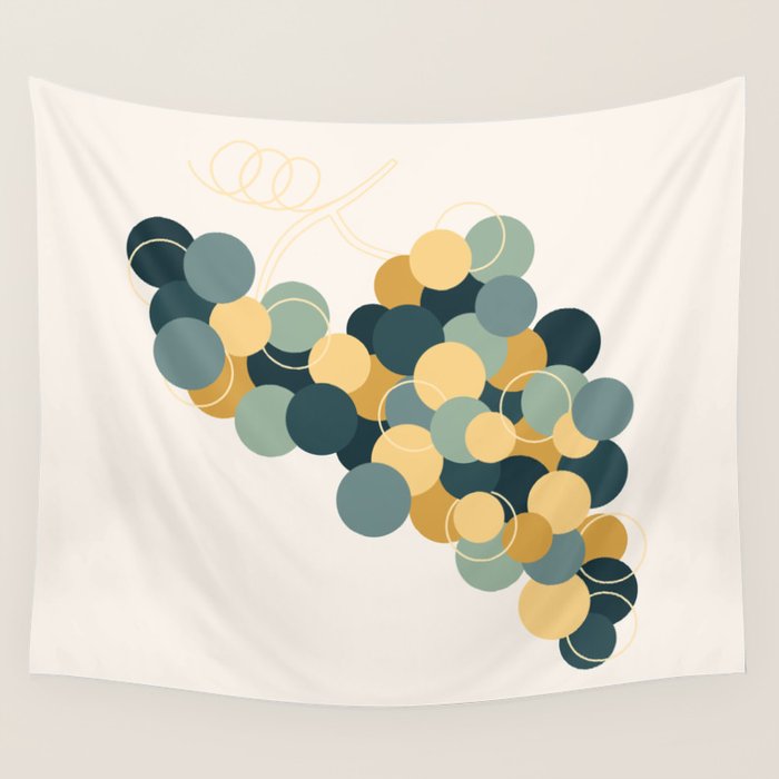 Grapes VIII Wall Tapestry Gallery Image 4