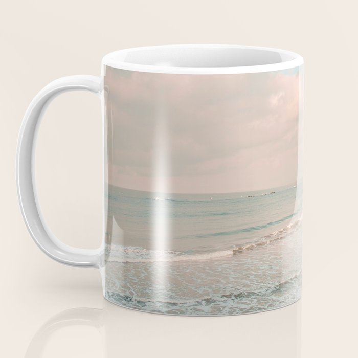 Santa Monica Beach - Coastal Landscape Photography, California Coffee Mug Gallery Image 3