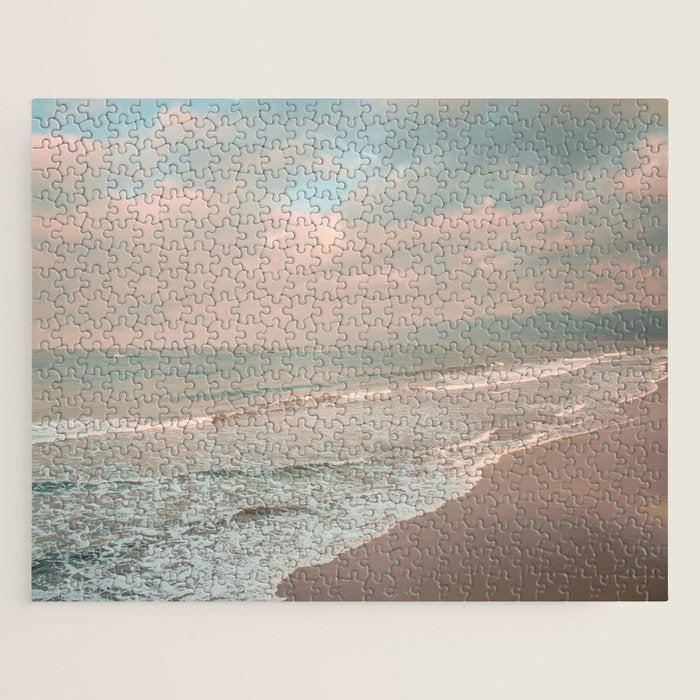 Santa Monica Beach - Coastal Landscape Photography, California Jigsaw Puzzle Gallery Image 1