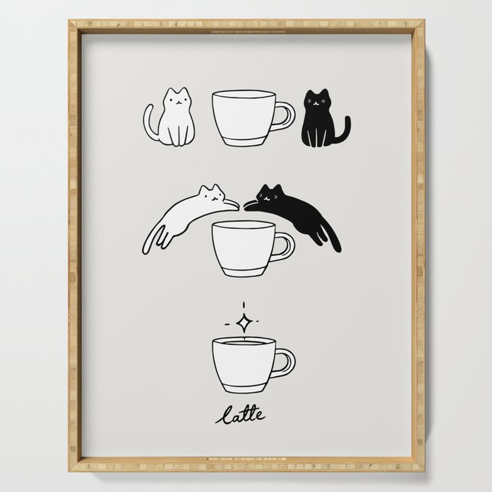 Coffee Cat 2: Catte Serving Tray Gallery Image 1