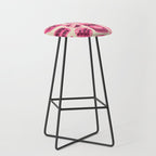 Vagabondâs Cupboard - pink and black on cream Stool Gallery Image 1