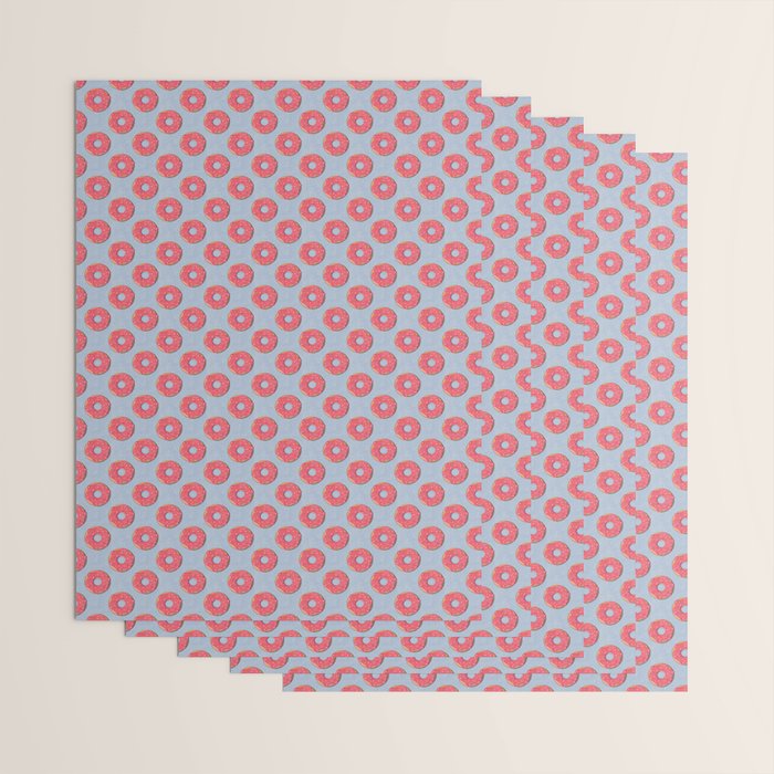 FAST FOOD / Donut - pattern Wrapping Paper Gallery Image 3