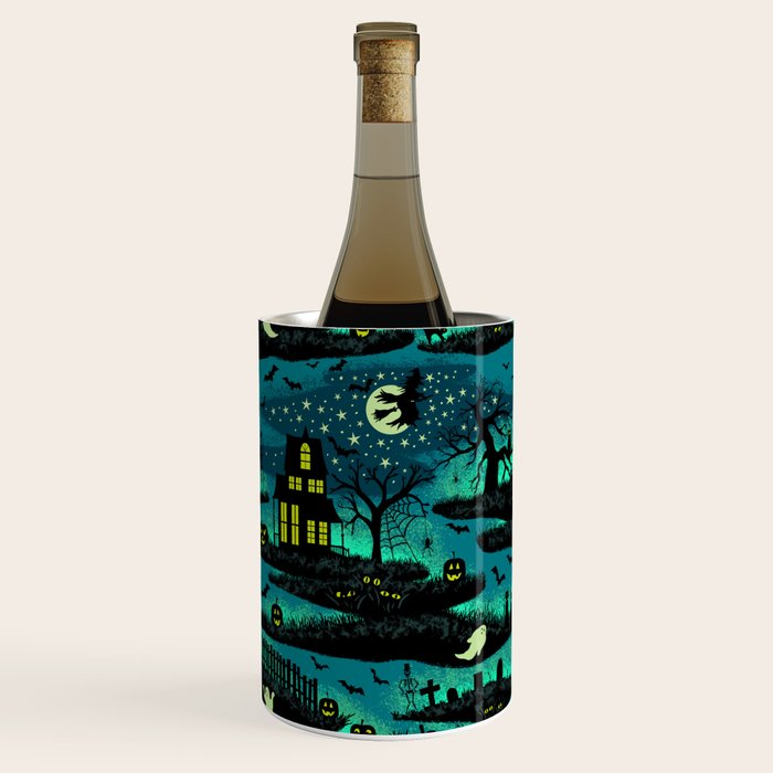 Halloween Night - Fox Fire Green Wine Chiller Gallery Image 1