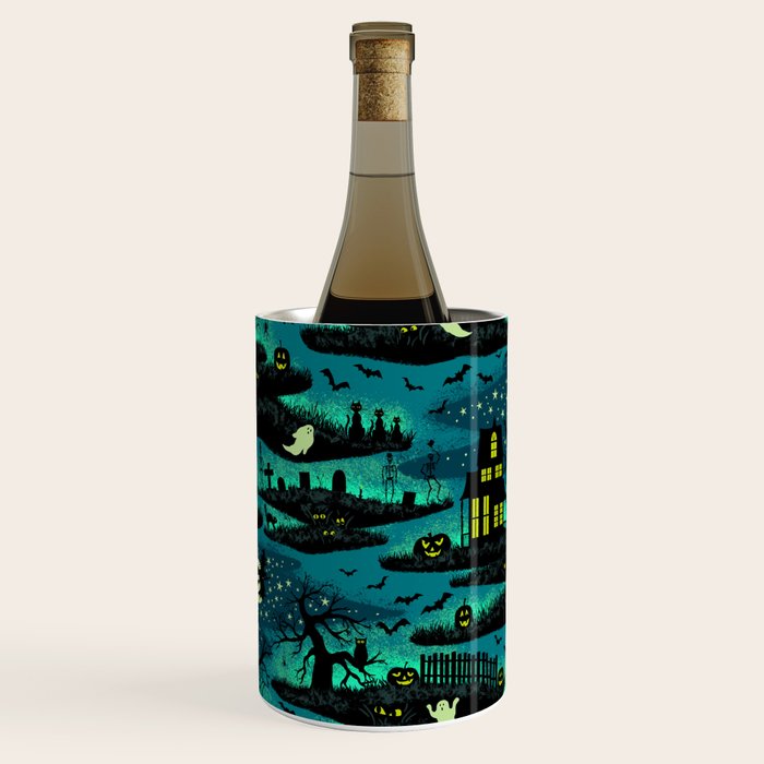 Halloween Night - Fox Fire Green Wine Chiller Gallery Image 2